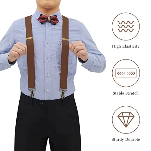 Ayosush Mens Suspenders With Swivel Hooks On Belts Loops Heavy Duty Big And Tall #TOP2