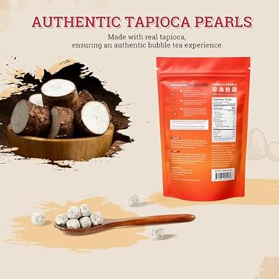 52usa Boba Pearls, Black Tapioca Pearls 8.8 oz (Pack of 3)
