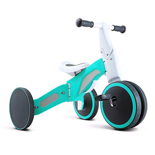 Protección contra la Lluvia y los Rayos UV 1-6 años controlar la dirección 3 en 1 Triciclo de niños Plegable,con Varilla de Empuje Desmontable y toldo GSDZSY Bicicletas, triciclos y correpasillos Triciclos