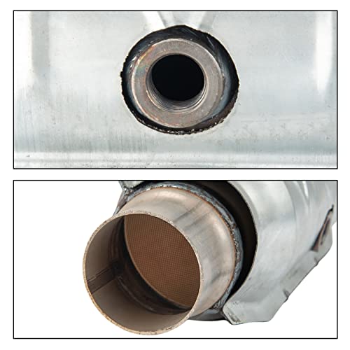 KAC 2PCS 2.5" Inlet/Outlet Universal High Flow Round Catalytic Converter For 99306HM Catalytic Converter (EPA Complaint) by KAC - Used condition - Image 2