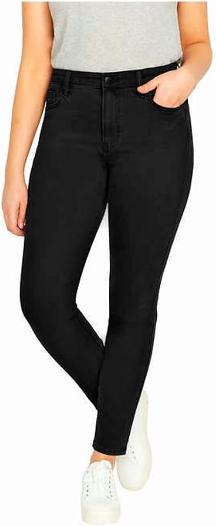 Buffalo Ladies' High Rise Denim Jean (Black, 10/30)