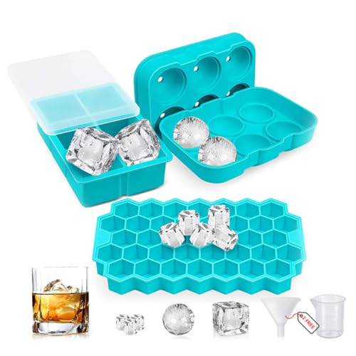 Set de moldes de silicona para cubos de hielo Beaupretty miniatura 7