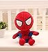 xingguang Juguetes de peluche de 27 cm Marvel Avengers Héroe de peluche suave Capitán América, Iron Man Spiderman Peluche de peluche Muñecas de película para niños (color: Spider Man, altura: 27 cm)