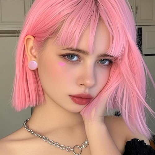 8 Pairs/16Pcs 14G-00G Glass Ear Gauges Stretching Kit Short Taper Expander Plugs Solid Tunnels Body Piercing Jewelry Set4