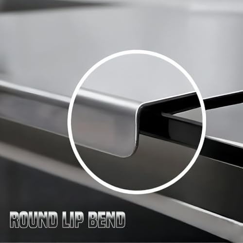 Image of Stainless Steel Countertop Chopping Board (41 x 31 cm) Rust-Proof Cutting Board for Vegetables, Fish, Fruits & Meat Chop| Hygienic, Non-Slip, Food-Grade Board