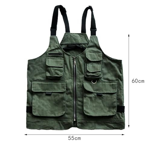 Stxdynjy キャンプベストエプロン