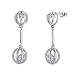 Produktbild BAIMM Frau S925 hängende Laterne Earloop Tendenzfrau Reine Silberne Ohrringe earringsWild