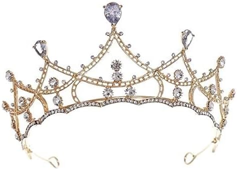 Crystal Tiara for Women, Rhinestone Wedding Crown, Elegant Headdress for Bridal, Prom & Special Occasions