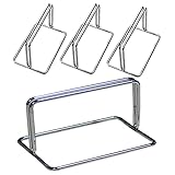 S.fields.inc パーテーション 台座のみ ついたてスタンド パネルスタンド ステンレス 4個セット