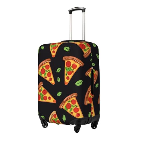 Tasty Pizza Print Luggage Suitcase Covers Elastic Washable Luggage Protector Luggage Covers For Suitcase2