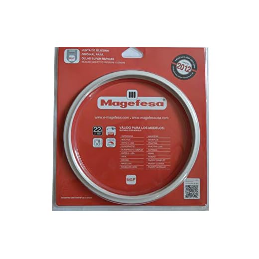 Magefesa Junta de Olla 22cm para modelos MAGEFESA hasta 2012. Repuesto Oficial Directo Desde el Fabricante.