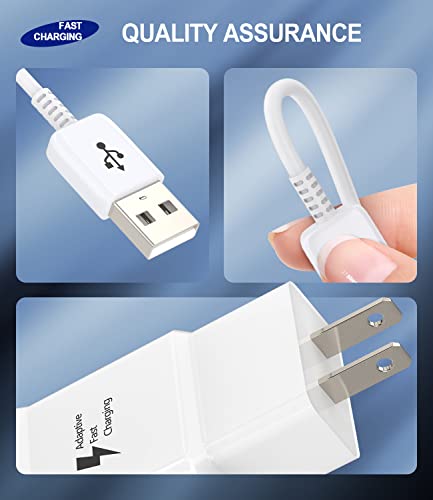 Wall Charging Power Cell Phone Adapter Type Usb C Fast Charger Compatible With Galaxy Android Cable S9 8 Cord Block Super Note8 S21 20 10 Ultra Plus Note9 10E A21 31 Z Flip3 Lg Box Port Tablet #TOP6