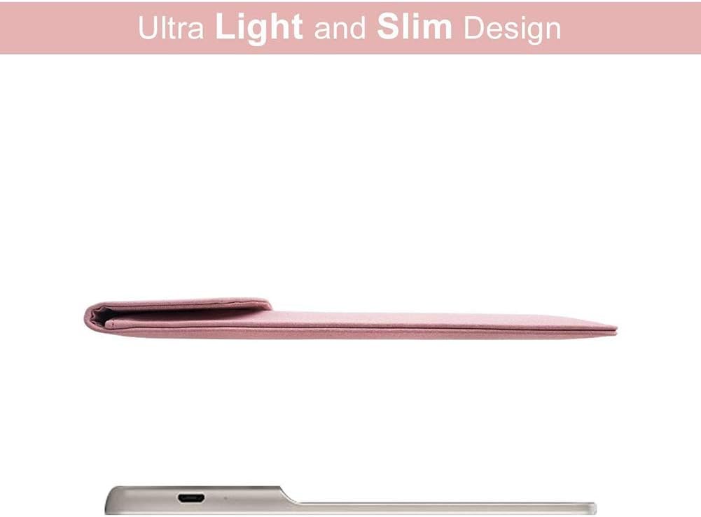 Onе-Dау Sаlе: Uр tо 60% оƒƒ Emoly Leather Kindle Sleeve for Kindle Paperwhite 7'' E-Reader - Protective Insert Sleeve Case Cover Bag Fits Kindle Paperwhite 10th Generation 2019 / 9th Generation 2017, Pink