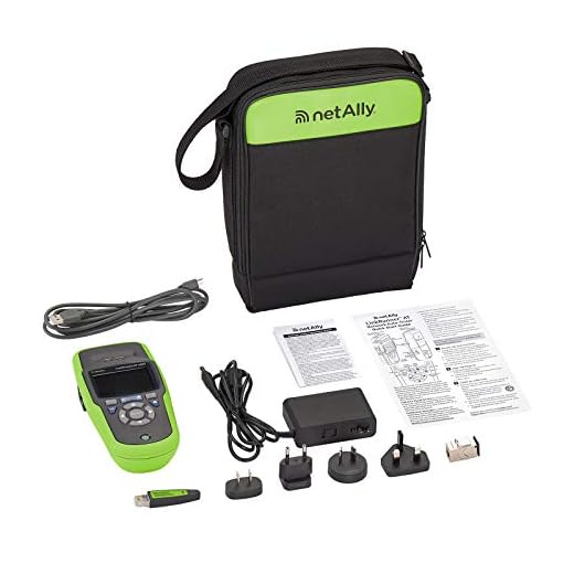 NetAlly LRAT-2000 LinkRunner AT Copper and Fiber Ethernet Network Tester, Green