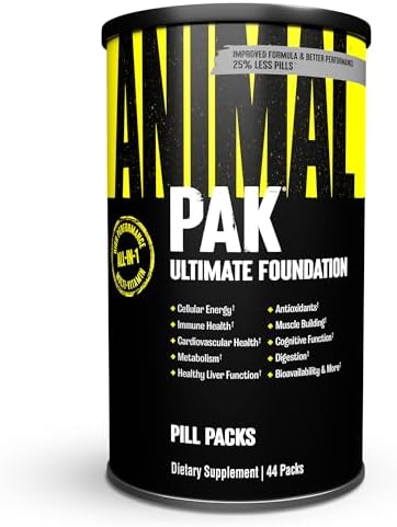 Animal Pak - Convenient Multivitamin for Men & Women Daily All-in...