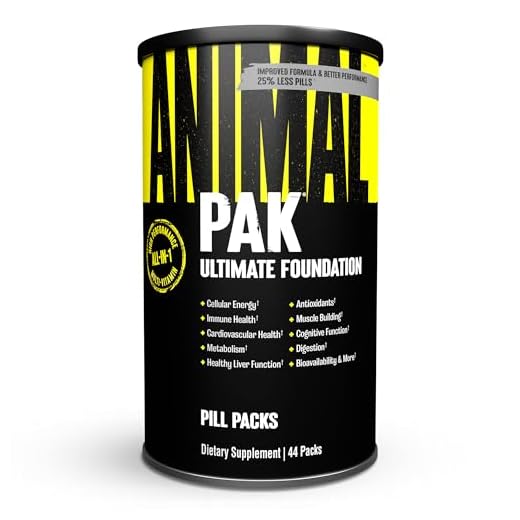 Animal Pak Multivitamin Supplement for Men & Women | 44 All-in-1 Pill Packs