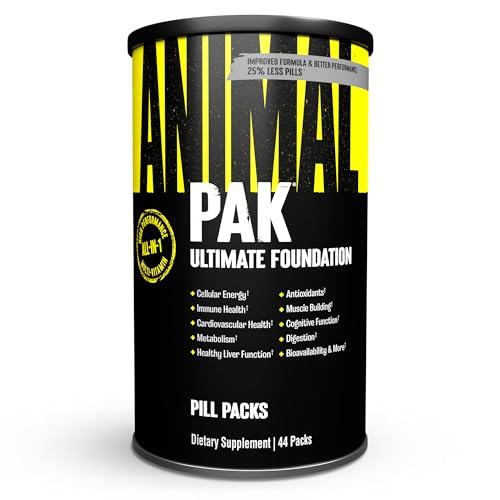 Animal Pak Daily Multivitamin for Men & Women | All-in-One Nutrition Supplement | Vitamins C, B, D,...