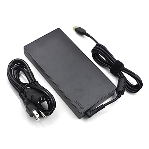 300W 20V 15A AC Laptop Charger Fit for Lenovo Legion Por 5 5i 7 7i | ADL300SDC3A Compatible with Lenovo Legion R9000P R9000K Y9000K Y9000X R7000P 9000P 9000K with Power Cord