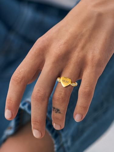 Image of Richsteel Stainless Steel Heart /Claddagh Cremation Urn Ring for Ashes for Women Waterproof Locket Rings Memorial Jewelry(with Gift Box)