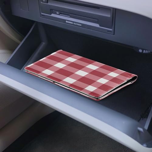 Organizador de documentos para auto cuero miniatura 6