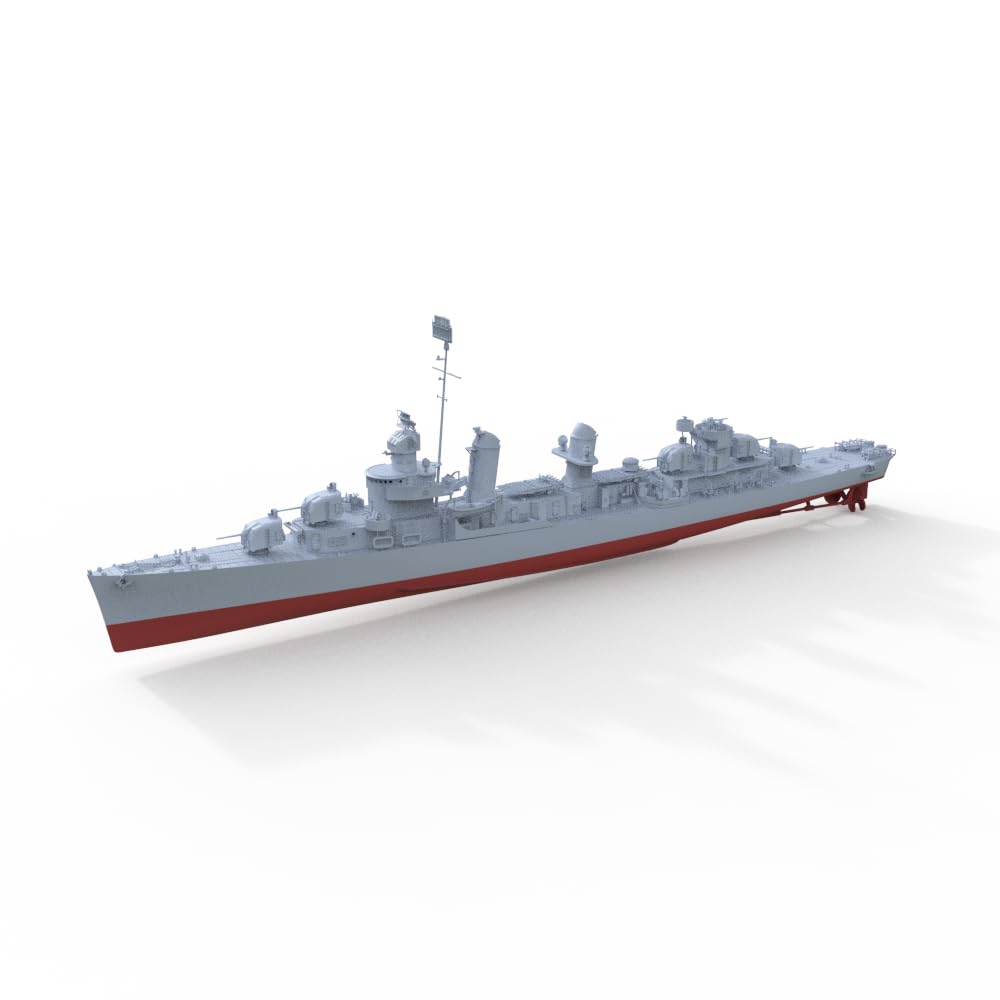 MRY-SFW SSC350533S-A 1/350 zestaw do budowy modelu wojskowego USN Fletcher (DD-445) 1942 Pełny kadłub segmentowy