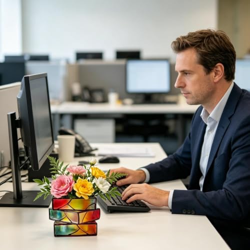 Macetas de jardinería con diseño de libros para estanterías de salón 6