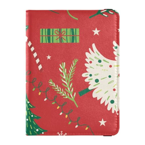 Portafoglio per passaporto e ornamento per albero di Natale portafoglio per e carte di vaccino combinato per donne e con slot per di