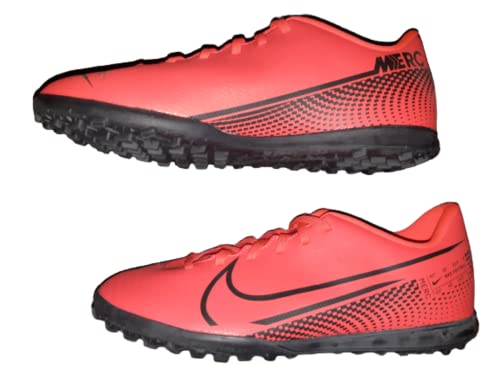 Nike Mercurial Vapor 13, Calçados de Futebol Masculinos, Carmesim a laser/Preto, 36