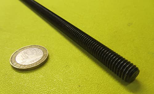 Black Oxide Grade B7 Steel Fully Threaded Rod 3/8"-16 x 48.00 Length 1 Pc.