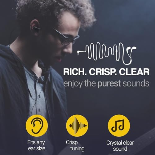 Image of Type-C Earphones for Xiaomi Redmi Note 13 Pro Plus 5G Earphones Original Like Wired in-Ear Headphones Stereo Deep Bass Headset Earbud with Type-C Audio Jack, Mic (CAK2, Black)