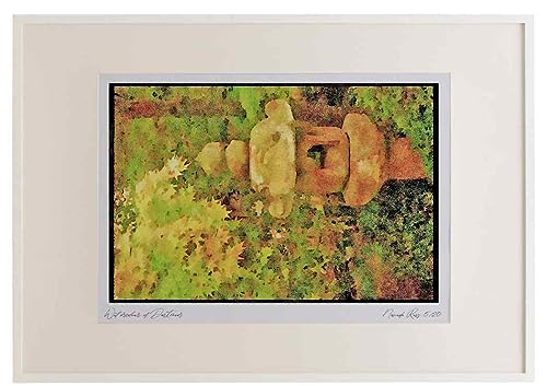 Japanese Japan Garden 334080 - Stone Lantern Under Maple A3 Picture Frame Limited Edition A4