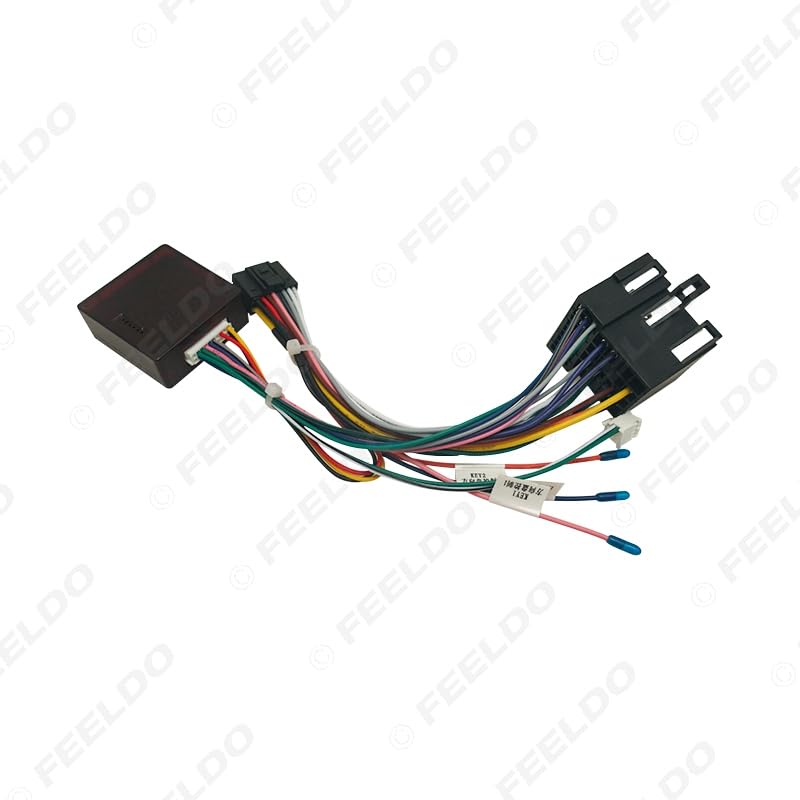 Car 16pin for Audio Wiring Harness with Canbus Box for Renault Captur Duster Aftermarket Stereo Installation Wire Adapter - (Color Name: Harness CANBUS Box)