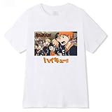 Haikyuu T-Shirt Karasuno Volleyball Homme Manches Courtes Kuroo Manga Shoyo