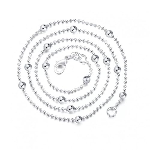 Chaîne pure mince 35 à 80 cm collier ras de cou maille fine pour pendentif