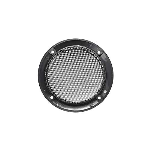 Uxcell 2Pcs 2" Speaker Grill Mesh Decorative Circle Woofer Guard Protector Cover Parts Black #TOP2