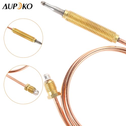 Aupoko Niederdruck LPG Propangas Kamin Feuergrube Flammenfehler Sicherheitssteuerventil Kit mit Zünder Montage Feuergrube Zünder, Druckknopf Zündung Kit für Gasgrill, Heizung, Feuergrube
