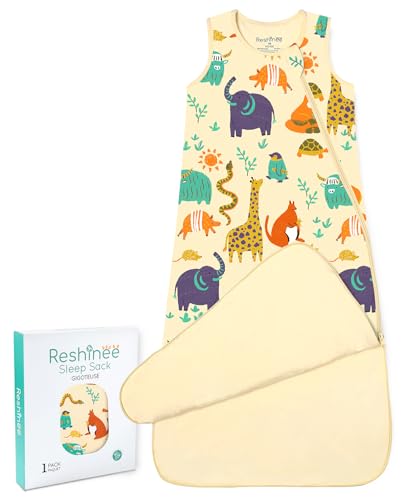 Image of Bamboo Viscose Sleep Sack for Baby, 1.0 & 0.5 Tog Wearable Blanket