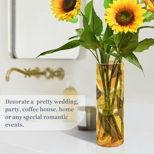 Vase de table Chic Lemons 30 cm petit format léger pour fleurs