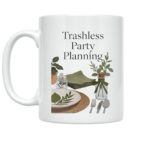 Eco-Conscious Coffee Mug - Trashless Party Planning Design - 11