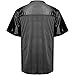 Phoneutrix Blank Football Jersey, Sports T-Shirt Hip Hop Jersey for Party (XX-Large, Black)