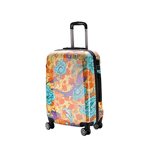 Maleta Cabina Talento Reggae Flores Amarillas
