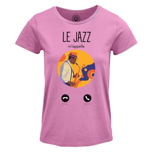 Musique Saxophone T-Shirt Femme pour exprimer votre passion du jazz