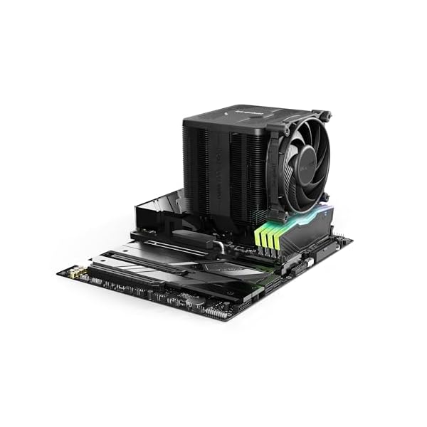 be quiet! Dark Rock Pro 5 refrigerador con aire, 7 tubos de calor de alto rendimiento, 2 ventiladores Silent Wings PWM, un conmutador de velocidad, una gran compatibilidad con disipadores de RAM y VRM - Image 5