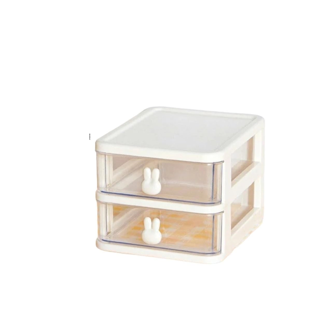 Haargummi Organizer Desktop Haar Zubehör Lagerung Box Organizer for Clip Schmuck Kopf Seil Gummiband(WHITE 2 TIE)
