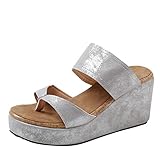 Damen Dicker Boden Schuhe, LeeMon Frauen Open Toe Breathable Strand Sandalen Rom Flip Flops Casual Wedges Schuhe