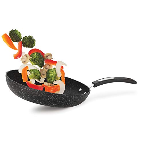 The Rock By Starfrit 9.5" Fry Pan With Bakelite Handle, Black #TOP4