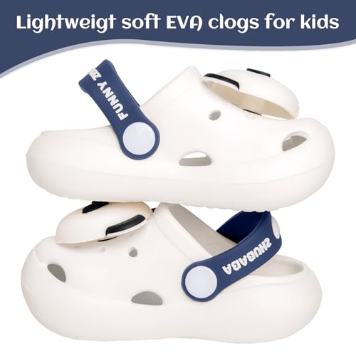 Image of Toddler Little Kids Clogs Slippers Sandals, Non-Slip Girls Boys Clogs Slide Lightweight Garden Shoes Slip-on Beach Pool Shower Slippers