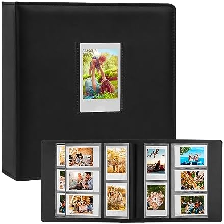 360 Pockets Photo Album for Fujifilm Instax Mini Camera Fujifilm Instax Mini 11 12 9 40 Evo Liplay 8 7+ Instant Camera(Black)