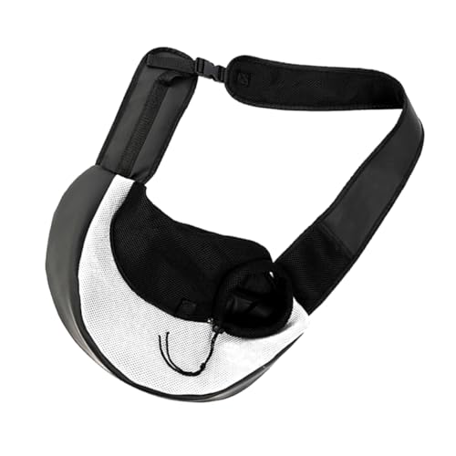 Toyvian 1Pc Portable Foldable Cat Carrier Bag Crossbody Design Capacity Comfortable Shoulder Strap for Travel with Pets Cat Supplies