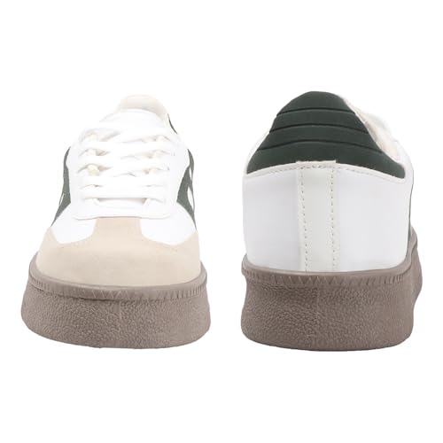 Image of Vendoz Women Sneaker | Cushioned Insole for Comfort | Stylish Lace-Up Design | Lightweigh & Perfect for Casual Outfit for Girls CNV7030